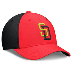 San Diego Padres Nike Neon 90s Rise SwooshFlex Hat - MLB Hats