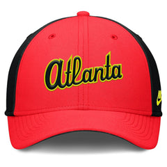 Atlanta Braves Nike Neon 90s Rise SwooshFlex Hat - MLB Hats