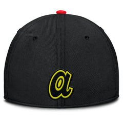 Atlanta Braves Nike Neon 90s Rise SwooshFlex Hat - MLB Hats