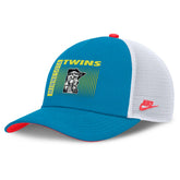 Minnesota Twins Nike Neon 90s Rise Structured Performance Adjustable Trucker Hat - MLB Hats