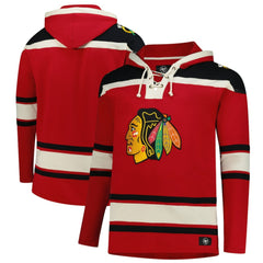 Chicago Blackhawks '47 Big & Tall Superior Lacer Fleece Pullover Hoodie - NHL Hoodies