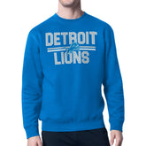 Detroit Lions Starter Mesh Look Retro Team Logo Pullover Sweatshirt | NFL Online
