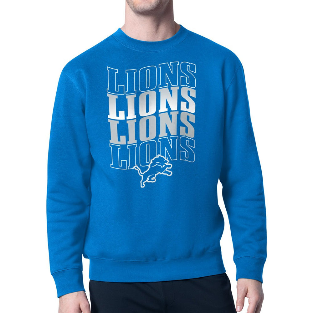 Detroit Lions Starter Four Team Name Logo Pullover Hoodie | NFL Sale