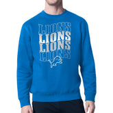Detroit Lions Starter Four Team Name Logo Pullover Hoodie | NFL Sale