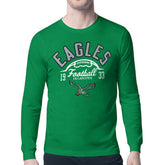 Philadelphia Eagles Starter Half Ball Retro Logo Long Sleeve T-Shirt | NFL Hot