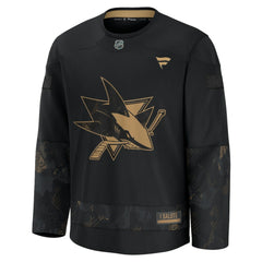San Jose Sharks Fanatics 2024 Military Appreciation Practice Jersey - NHL Jerseys