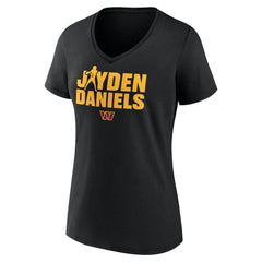 Washington Commanders Jayden Daniels Women's Play Motion T-Shirt | NFL Sale