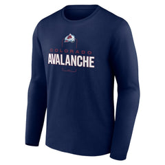 Colorado Avalanche Personalized Name & Number Midfielder Long Sleeve T-Shirt - NHL T-shirts