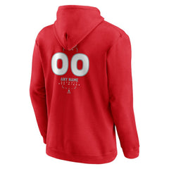 Detroit Red Wings Personalized Name & Number Midfielder Pullover Hoodie - NHL Hoodies