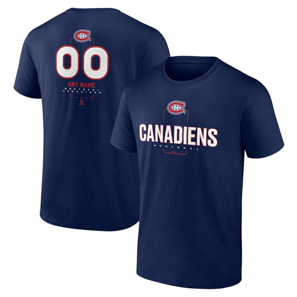 Montreal Canadiens Personalized Name & Number Midfielder T-Shirt - NHL T-shirts