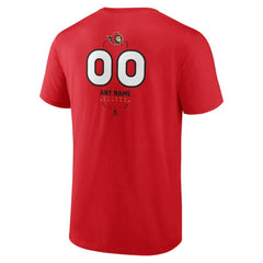 Ottawa Senators Personalized Name & Number Midfielder T-Shirt - NHL T-shirts