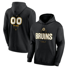 Boston Bruins Personalized Name & Number Midfielder Pullover Hoodie - NHL Hoodies