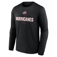 Carolina Hurricanes Personalized Name & Number Midfielder Long Sleeve T-Shirt - NHL T-shirts