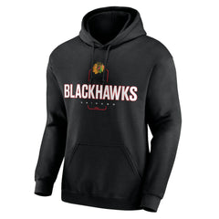 Chicago Blackhawks Personalized Name & Number Midfielder Pullover Hoodie - NHL Hoodies