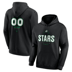 Dallas Stars Personalized Name & Number Midfielder Pullover Hoodie - NHL Hoodies