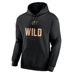 Minnesota Wild Personalized Name & Number Midfielder Pullover Hoodie - NHL Hoodies