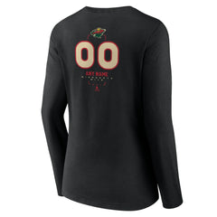 Minnesota Wild Women's Personalized Name & Number Midfielder Long Sleeve V-Neck T-Shirt - NHL T-shirts