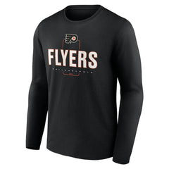 Philadelphia Flyers Personalized Name & Number Midfielder Long Sleeve T-Shirt - NHL T-shirts