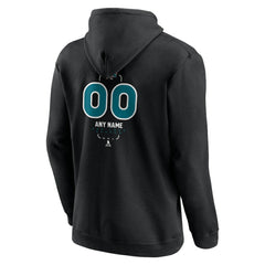 San Jose Sharks Personalized Name & Number Midfielder Pullover Hoodie - NHL Hoodies