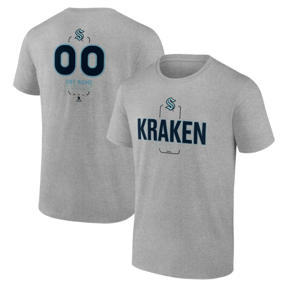 Seattle Kraken Personalized Name & Number Midfielder T-Shirt - NHL T-shirts