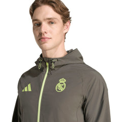 Real Madrid 2025/26 Tiro Vis Tech Travel Jacket