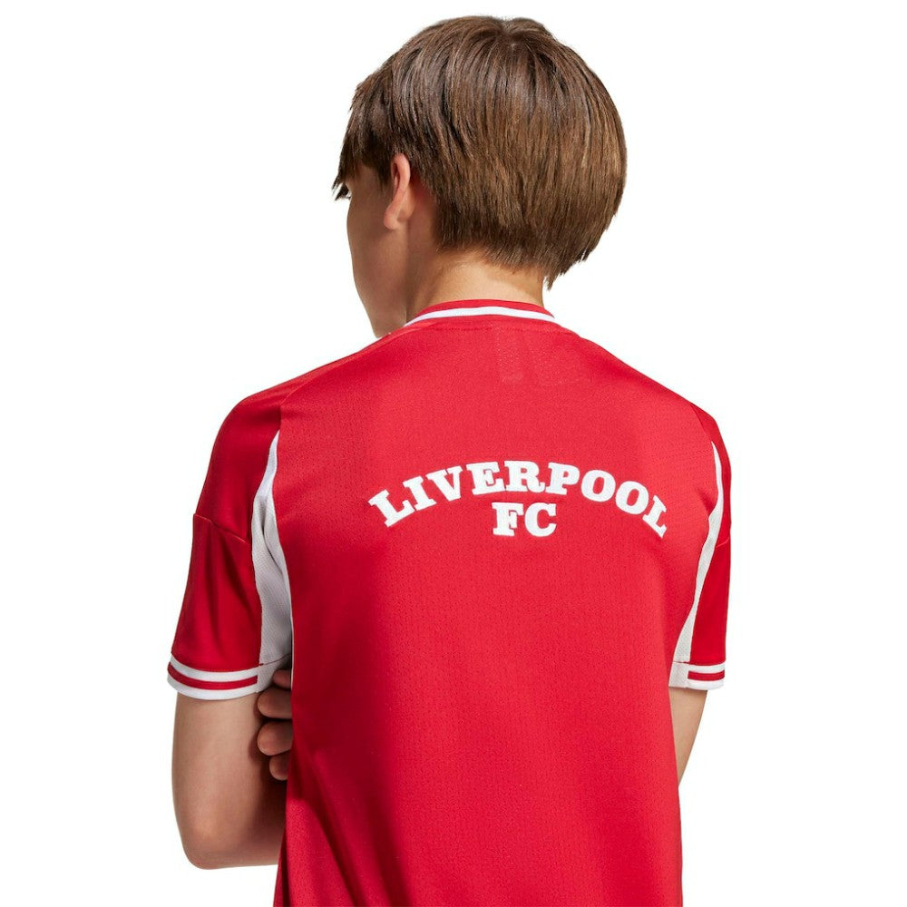 Liverpool Youth Full-Button Baseball Jersey Discount - Red