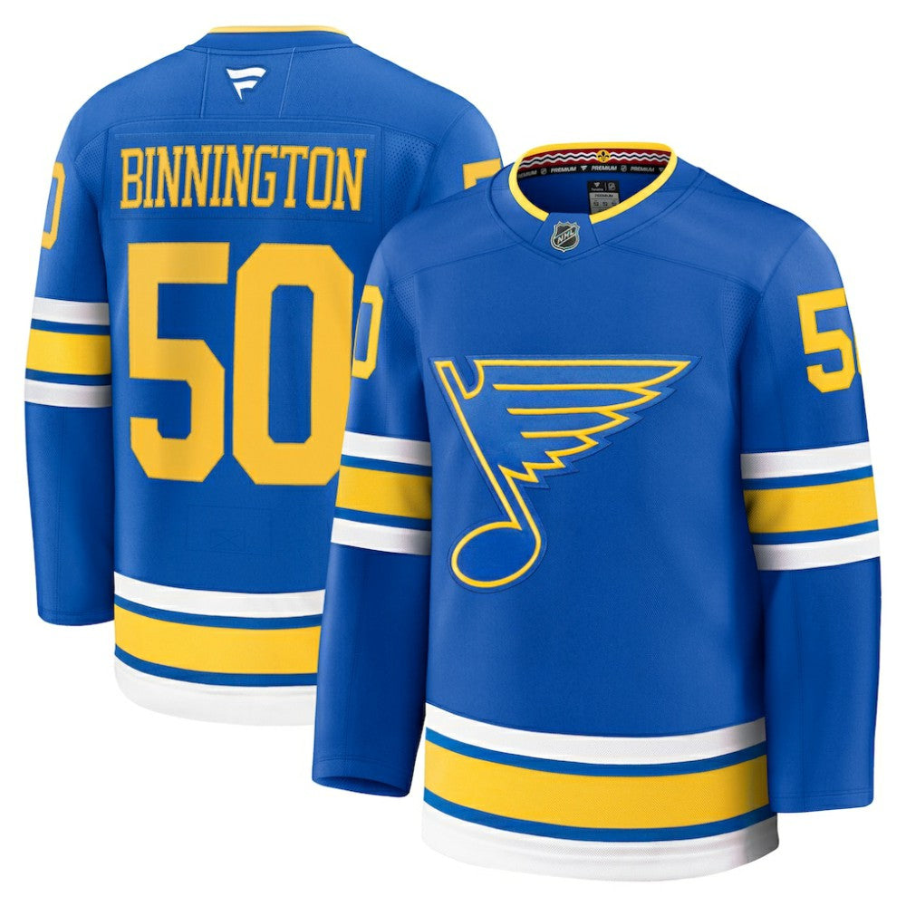 Jordan Binnington St. Louis Blues Fanatics Home Premium Player Jersey - NHL Jerseys