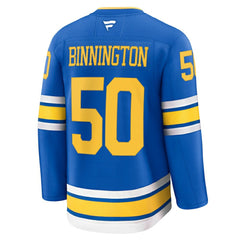 Jordan Binnington St. Louis Blues Fanatics Home Premium Player Jersey - NHL Jerseys