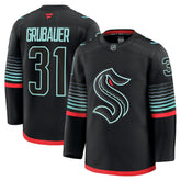 Philipp Grubauer Seattle Kraken Fanatics Alternate Premium Player Jersey - NHL Jerseys