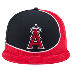Los Angeles Angels New Era Retro Split Corduroy Snapback Hat - MLB Hats