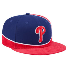 Philadelphia Phillies New Era Retro Split Corduroy Snapback Hat - MLB Hats