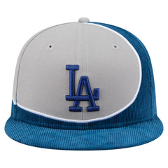 Los Angeles Dodgers New Era Retro Split Corduroy Snapback Hat - MLB Hats