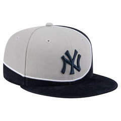 New York Yankees New Era Retro Split Corduroy Snapback Hat - MLB Hats