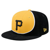 Pittsburgh Pirates New Era Retro Split Corduroy Snapback Hat - MLB Hats