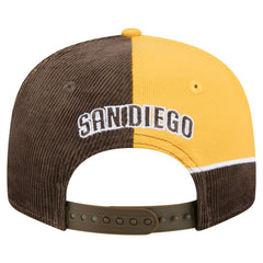 San Diego Padres New Era Retro Split Corduroy Snapback Hat - MLB Hats