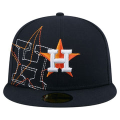 Houston Astros New Era Yarn Stitch 59FIFTY Fitted Hat - MLB Hats