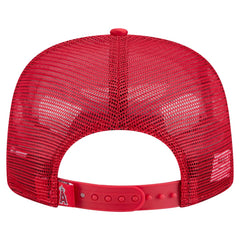 Los Angeles Angels New Era Retro Satin Script Golfer Adjustable Hat - MLB Hats