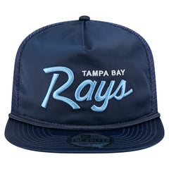 Tampa Bay Rays New Era Retro Satin Script Golfer Adjustable Hat - MLB Hats
