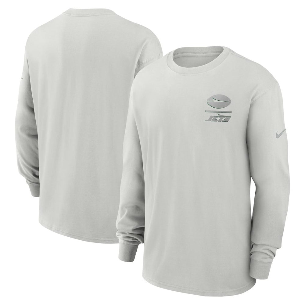 New York Jets Essential Heavy Max90 Long Sleeve T-Shirt | NFL Hot