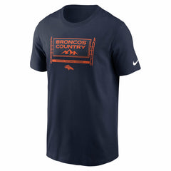 Denver Broncos Primetime Local Essential T-Shirt | NFL Discount