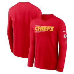 Kansas City Chiefs Play to Win Essential Long Sleeve T-Shirt | NFL Discount