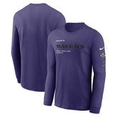 Baltimore Ravens Play to Win Essential Long Sleeve T-Shirt | NFL Sale