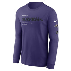 Baltimore Ravens Play to Win Essential Long Sleeve T-Shirt | NFL Sale
