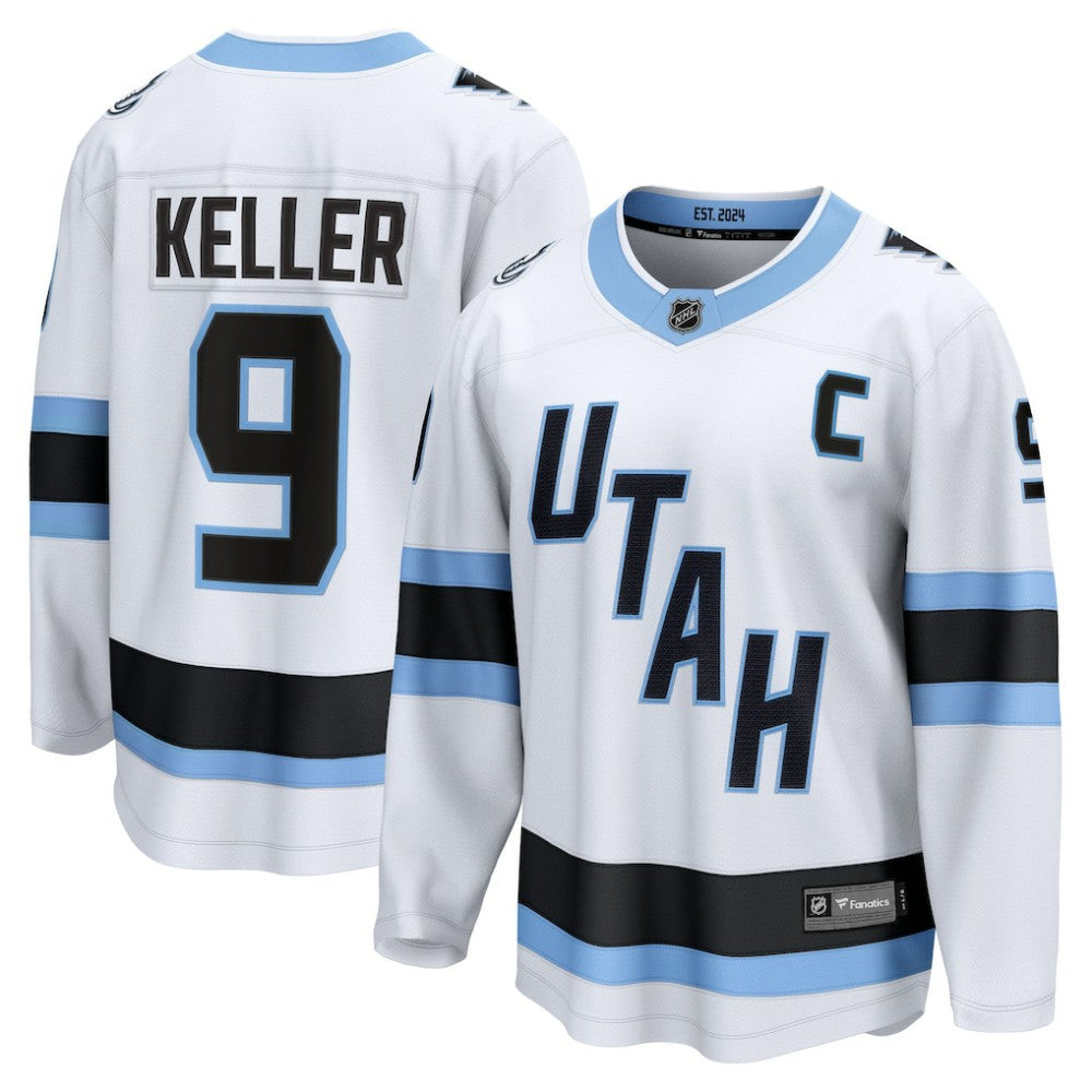 Clayton Keller Utah Mammoth Fanatics Away Breakaway Player Jersey - NHL Jerseys