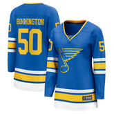 Jordan Binnington St. Louis Blues Fanatics Women's Home Breakaway Player Jersey - NHL Jerseys