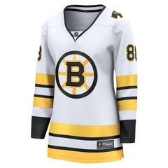 David Pastrnak Boston Bruins Fanatics Women's Away Breakaway Player Jersey - NHL Jerseys