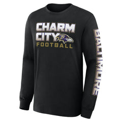 Baltimore Ravens Hometown Sweep Legacy Long Sleeve T-Shirt | NFL Hot