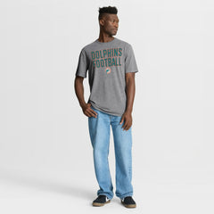 Miami Dolphins First Down Tribute Tri-Blend T-Shirt | NFL On sale