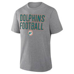 Miami Dolphins First Down Tribute Tri-Blend T-Shirt | NFL On sale