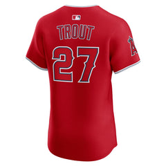 Mike Trout Los Angeles Angels Nike Alternate Elite Jersey - MLB Jerseys